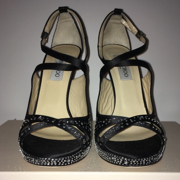 💜SEE VIDEO💜JIMMY CHOO💜Swarovski Crystals & Crystal Stars Sandals - Picture 13 of 17